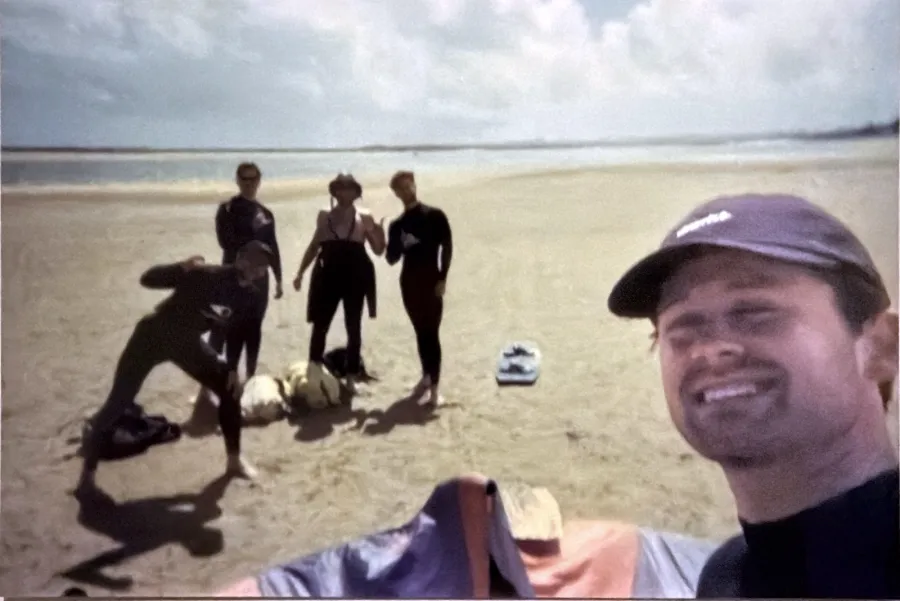 Op het strand